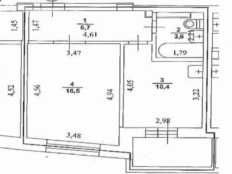 однокомнатная квартира на улице Родионова дом 167 к1