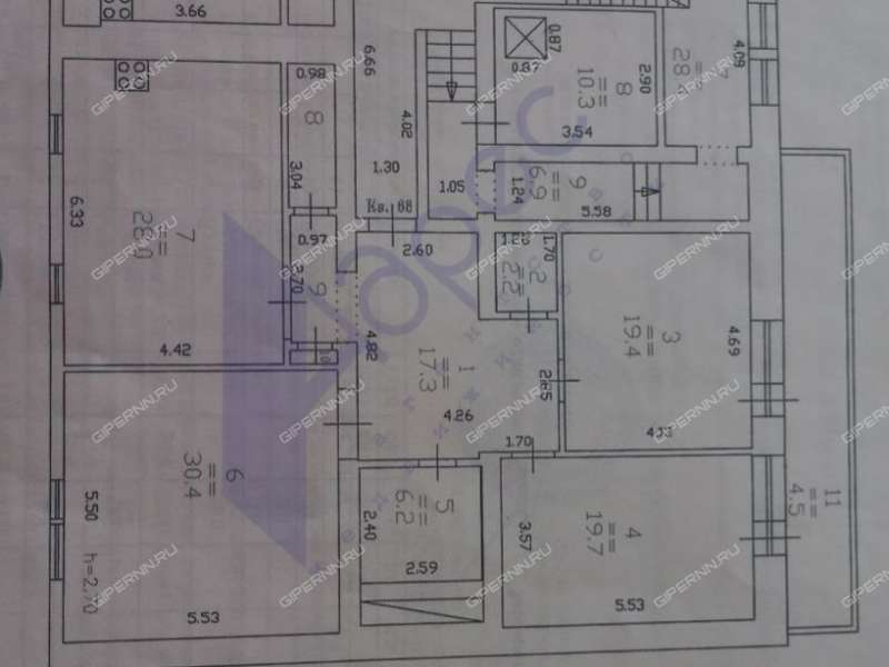 четырёхкомнатная квартира на улице Белинского дом 62