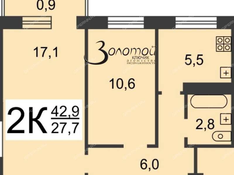 двухкомнатная квартира на улице Глеба Успенского дом 15