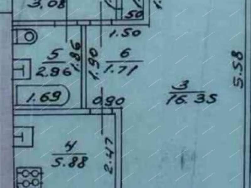 однокомнатная квартира на улице Сазанова дом 4
