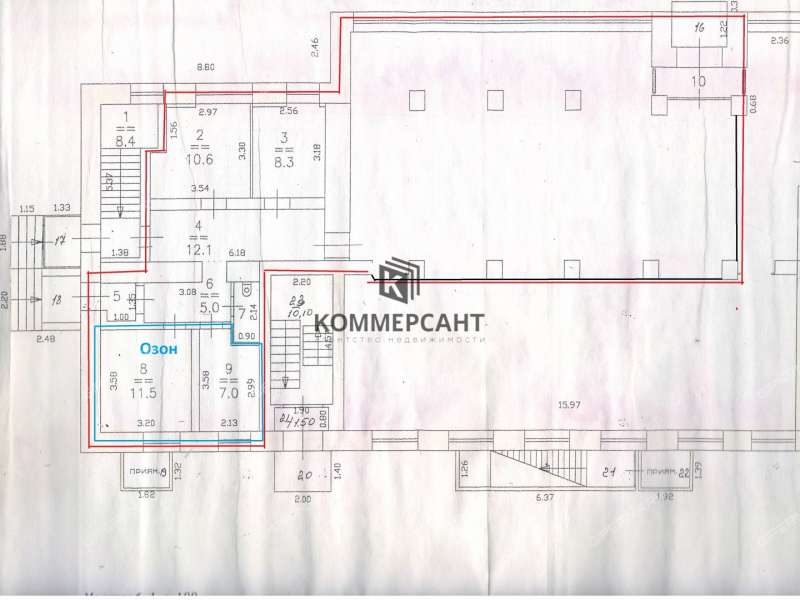 помещение под торговую площадь на проспекте Ленина