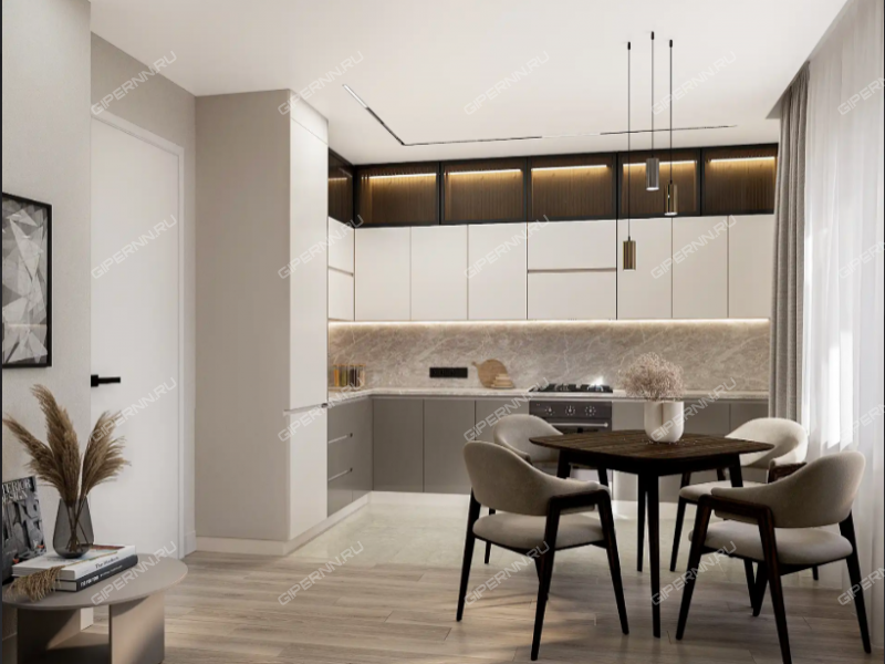 двухкомнатная квартира на улице Красных Зорь