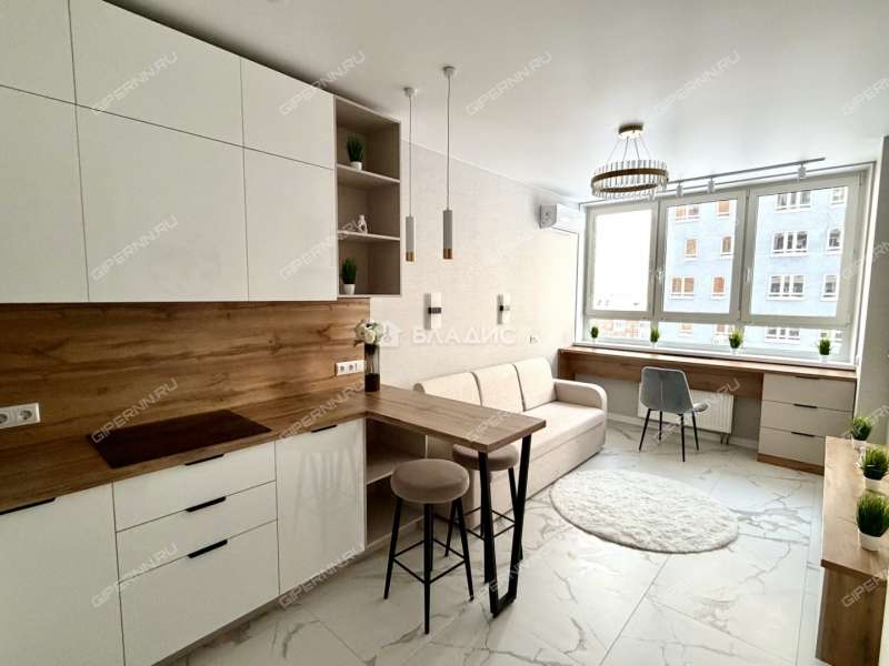 однокомнатная квартира на улице Героя Советского Союза Аристархова дом 9