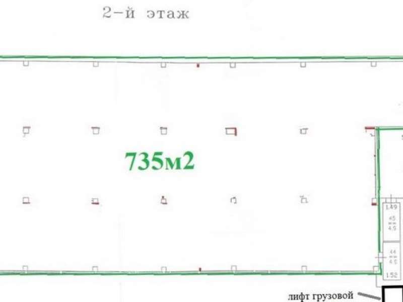 помещение под склад на Монастырка ул, д. 13 кор 3