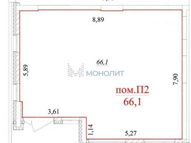 помещение под торговую площадь, недвижимость для спорта, фитнеса на проспекте Ленина