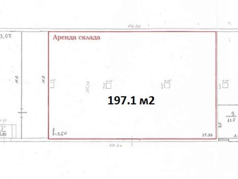 помещение под склад на Шмидта ул., д.1а