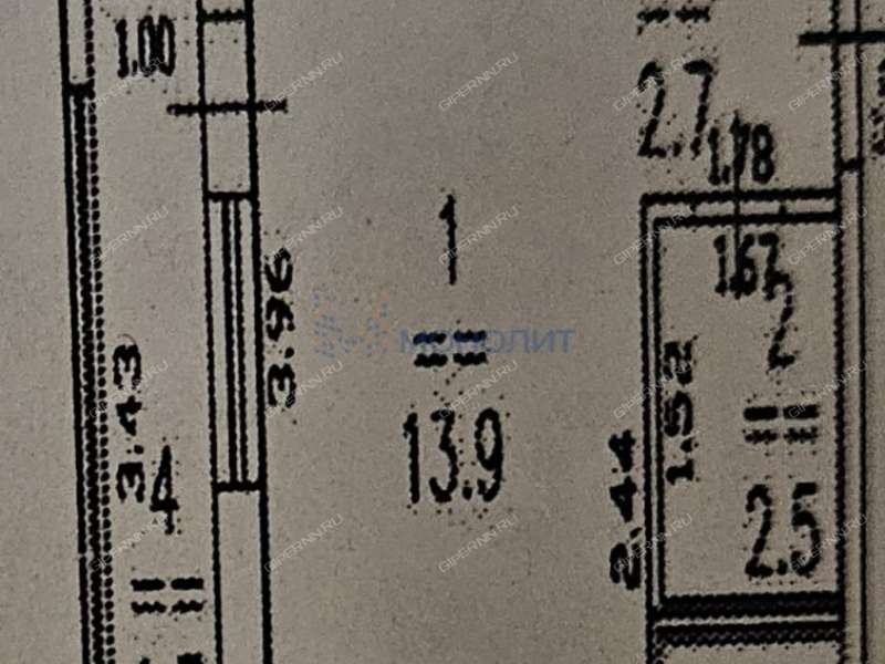 квартира-студия на Московском шоссе дом 167 к3