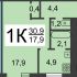 однокомнатная квартира на проспекте Героев дом 37