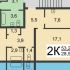 двухкомнатная квартира на проспекте Героев дом 23