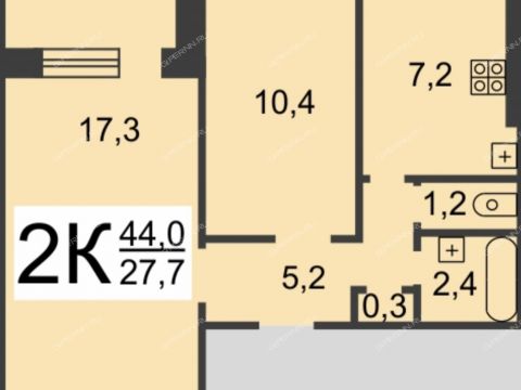 2-komnatnaya-ul-tropinina-d-4 фото