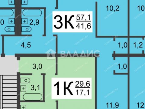 3-komnatnaya-prosp-lenina-d-38 фото