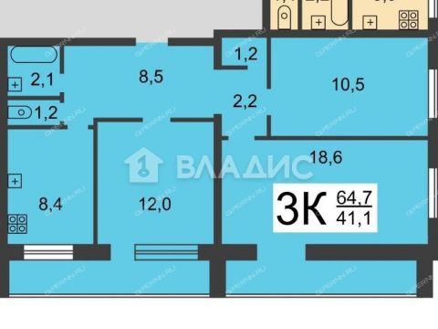 3-komnatnaya-ul-trudovaya-d-6 фото