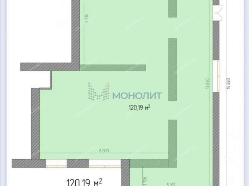 помещение под офис, недвижимость под общепит на улице Бекетова
