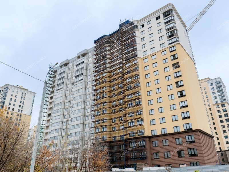 однокомнатная квартира в новостройке в границах улиц Страж Революции, Гвардейцев, 50-летия Победы, Евгения Никонова, 17