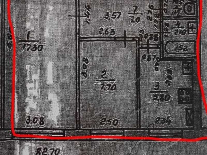 двухкомнатная квартира на улице Гаугеля дом 23