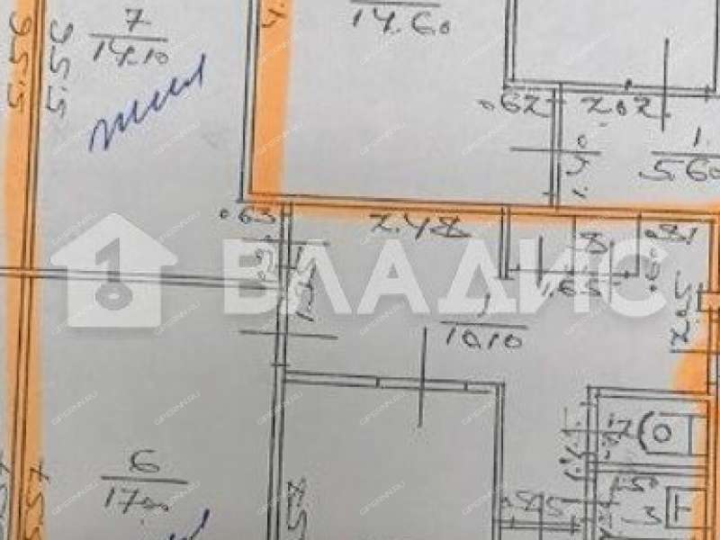 трёхкомнатная квартира на улице Пермякова дом 6