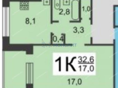 1-komnatnaya-ul-komsomolskaya-d-17 фото