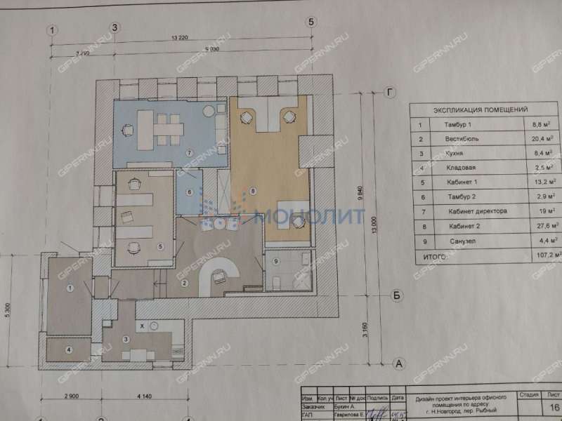 арендный бизнес помещение в нежилом здании в Нижегородском районе Нижнего Новгорода