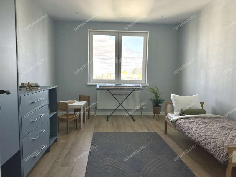 двухкомнатная квартира на улице Цветочная дом 12 к3