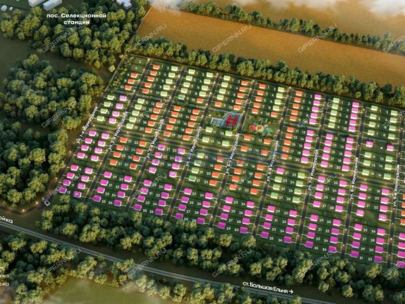 земельный участок 6,8 сотки 6-я Изумрудная улица посёлок Селекционной станции