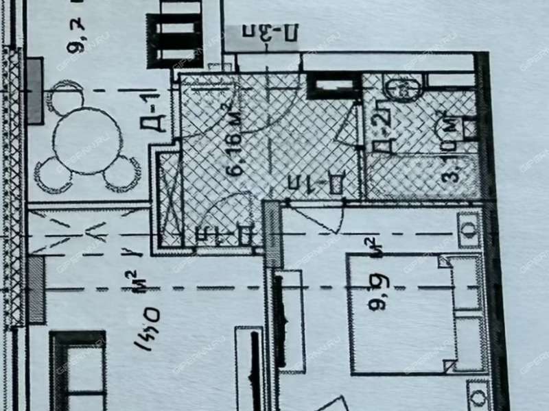 двухкомнатная квартира на улице Русская дом 7 Анкудиновка