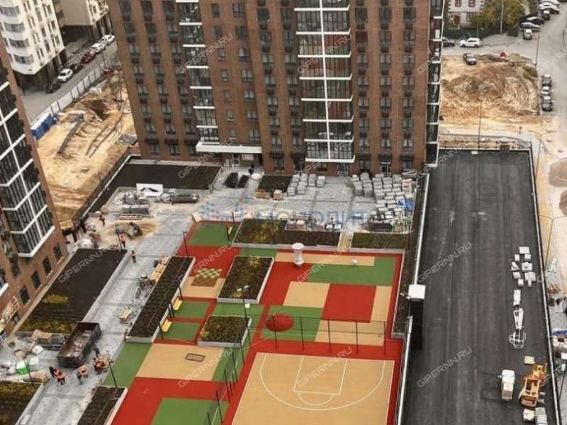 двухкомнатная квартира в новостройке на 2-й Оранжерейной улице дом 4