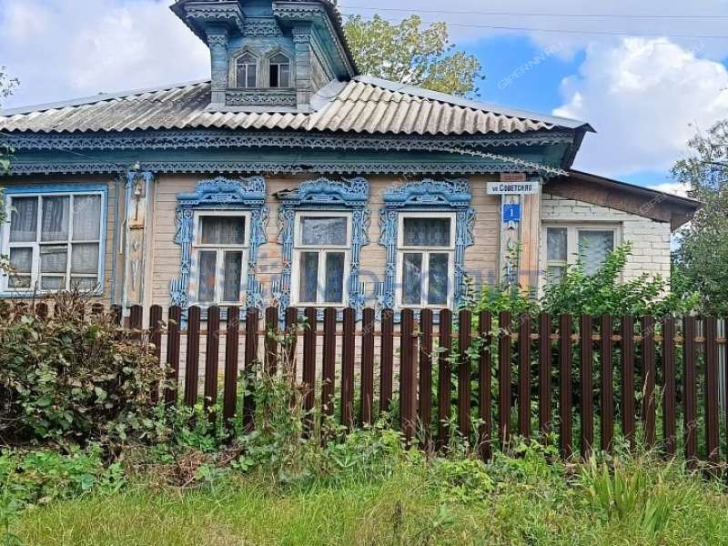 дом на Советской улице рабочий посёлок Горбатовка