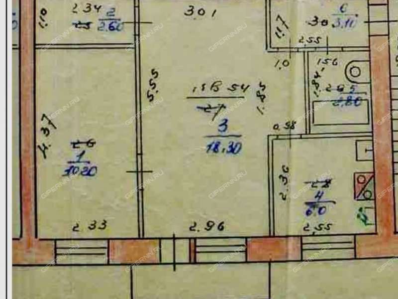 двухкомнатная квартира на проспекте Ленина дом 87