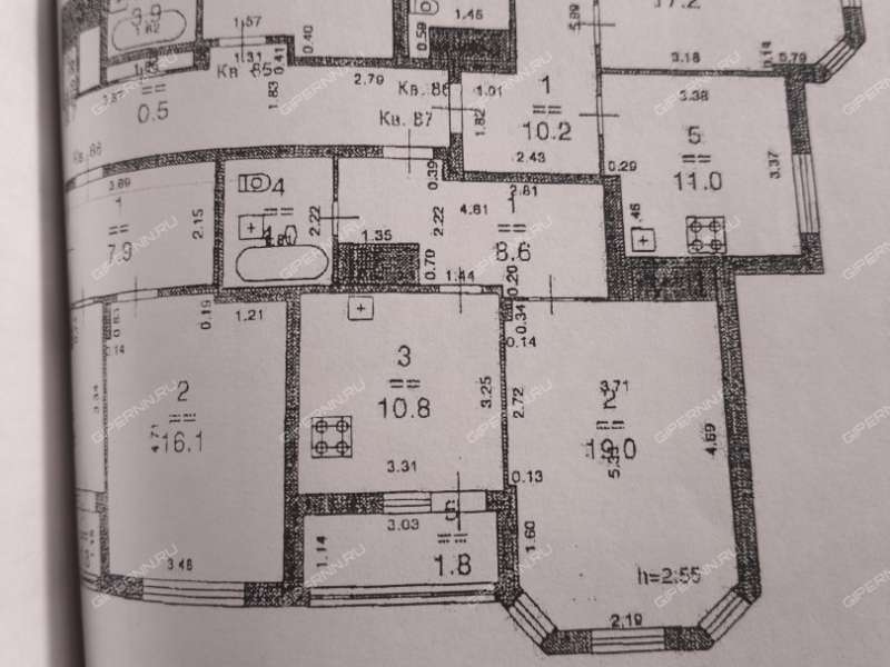 однокомнатная квартира на Волжской набережной дом 19